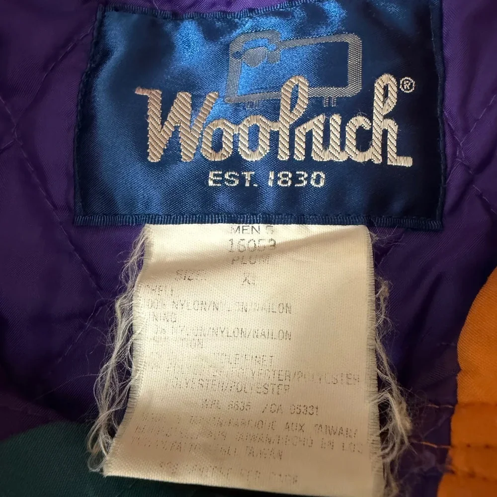 Vintage Sunbelt Sportswear Ski Jacket Purple Colorblock 90s Parka Mens XL B+ fit